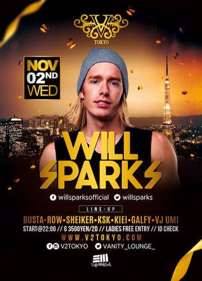 WILL SPARKS(ウィル・スパークス) V2 TOKYO(ブイツー東京)